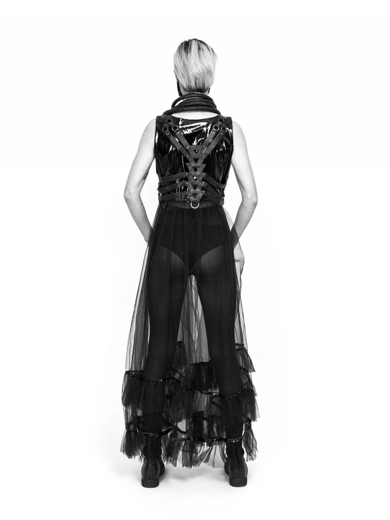 product image Natsuri-Boho Bondage Black Dress-2