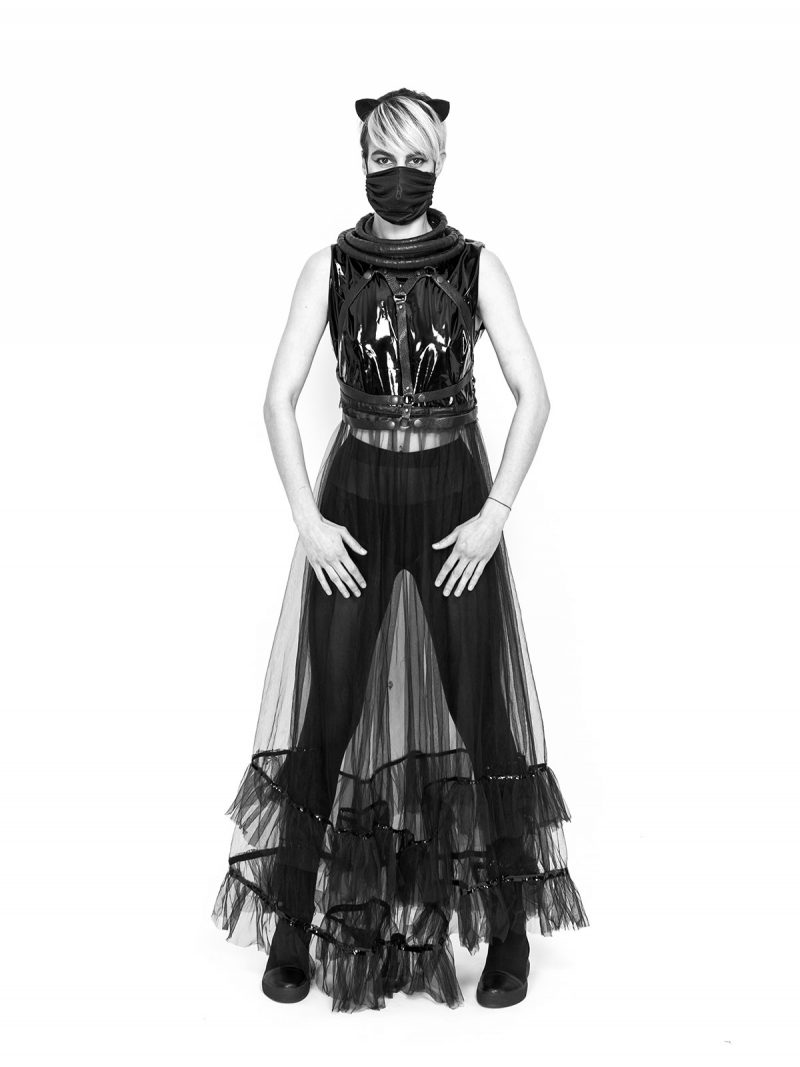 product image Natsuri-Boho Bondage Black Dress